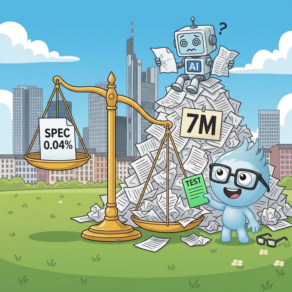 Die Spec ist 0,04 Prozent. Das Missverständnis ist 7 Millionen Token.