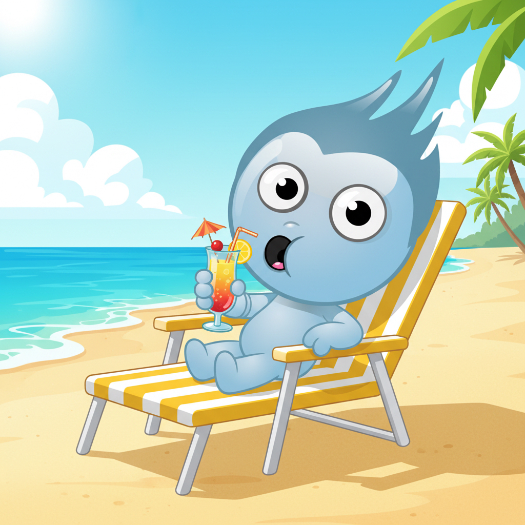Have a drink at the beach!
